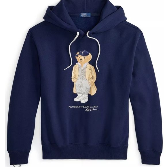 NWOT POLO RALPH LAUREN WOMENS POLO BEAR FLEECE HOODIE SWEATSHIRT